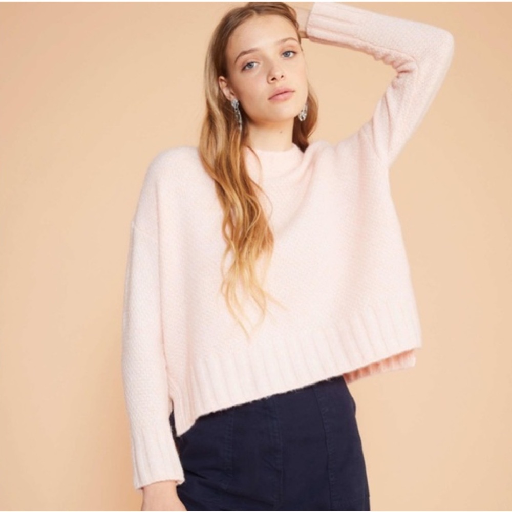 LOFT LOU & GREY Mock Neck Knit Sweater